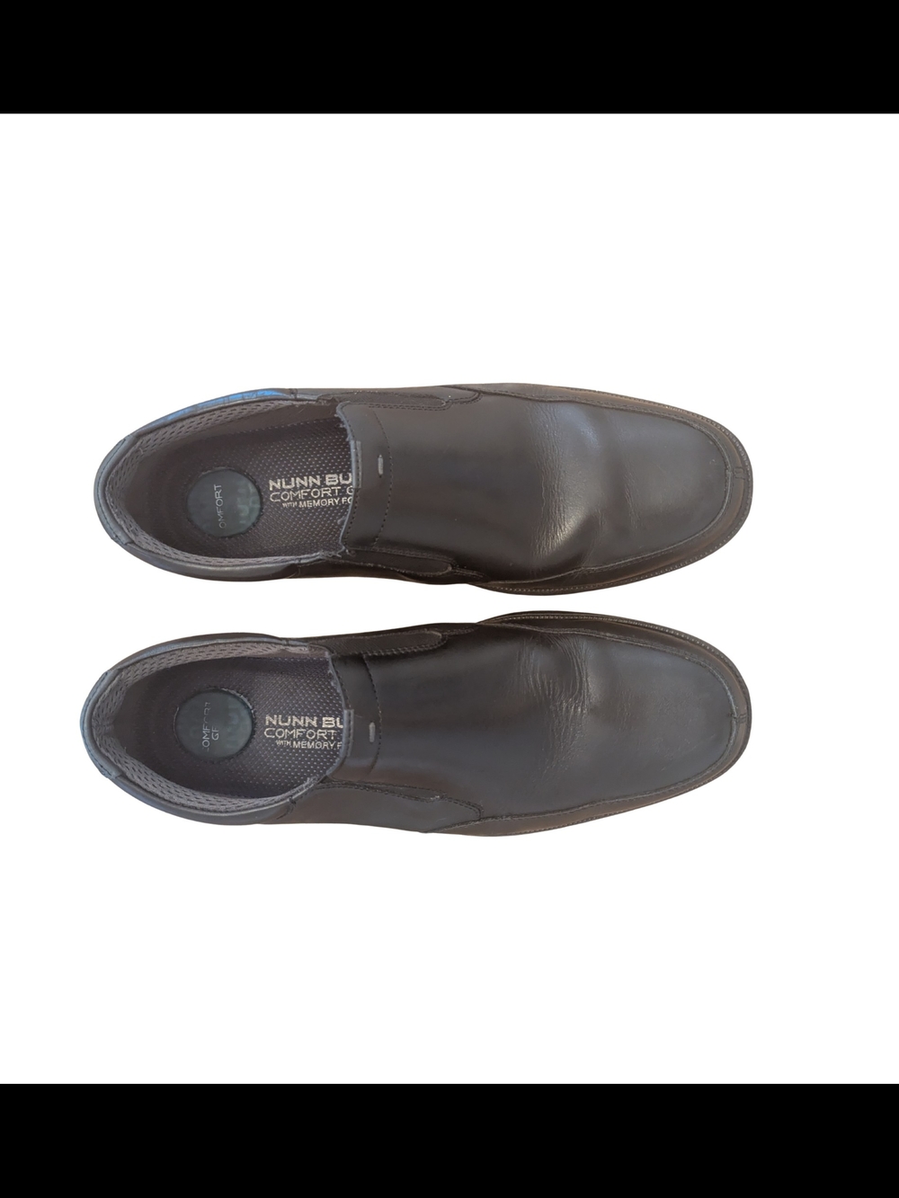 Nunn Bush Mens 13 Sanford Slip On Shoes Black memory foam comfort